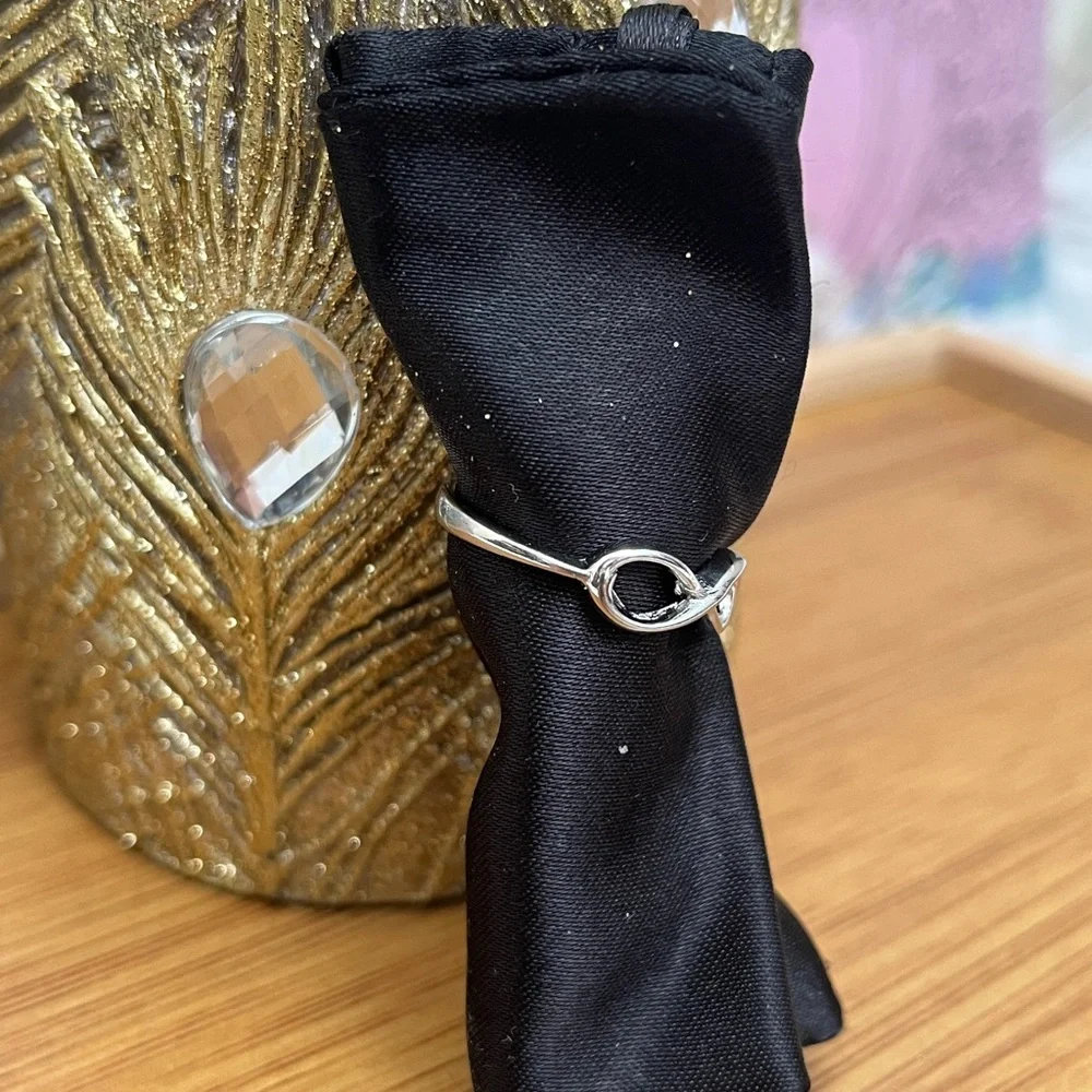 Jewelry Box Staple Minimalist Silver Infinity Ring